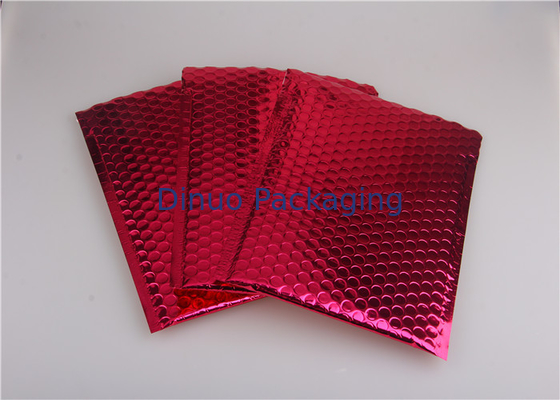 Envelopes de envio pelo correio metálicos do rosa de Rosa, encarregados do envio da correspondência coloridos da bolha para o transporte