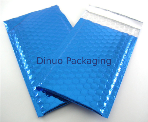 Personalizado imprimindo a cor azul de envio pelo correio dos envelopes da bolha metálica para enviar