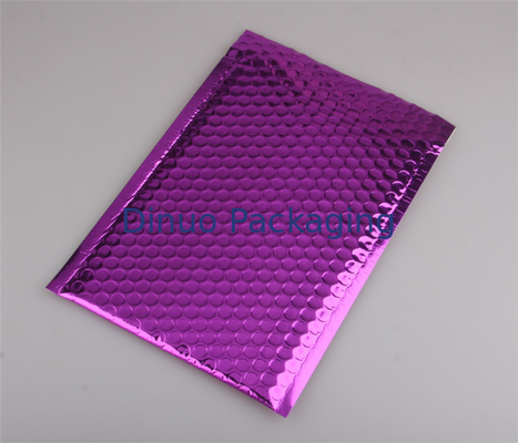 Punctura de grande volume dos encarregados do envio da correspondência metálicos cor-de-rosa impermeáveis da bolha resistente