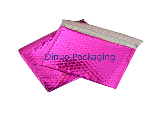 Encarregados do envio da correspondência da bolha/envelopes metálicos cor-de-rosa do invólucro com bolhas de ar para produtos eletrônicos
