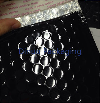 Os encarregados do envio da correspondência metálicos pretos duráveis da bolha biodegradáveis Waterproof enviando