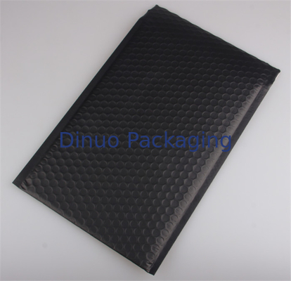 Heat-seal os encarregados do envio da correspondência pretos matte da bolha 0/6 por 10, sacos alinhados bolha do correio para o fato