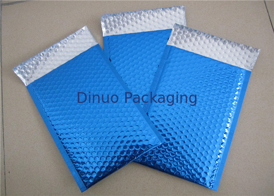 Personalizado imprimindo a cor azul de envio pelo correio dos envelopes da bolha metálica para enviar