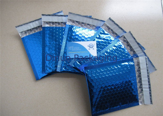 Envelopes de envio pelo correio da bolha decorativa metálica azul para a utilização da empresa de correio