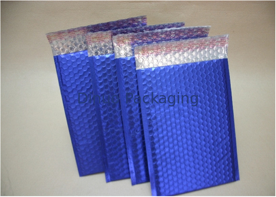 Envelopes de envio pelo correio da bolha decorativa metálica azul para a utilização da empresa de correio