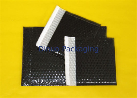PET bolha preta envelopes alinhados, resistência ao impacto do tamanho 0 dos encarregados do envio da correspondência da bolha 6x10