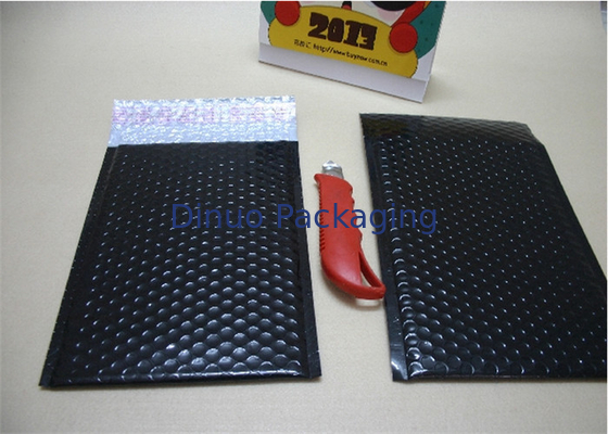 PET bolha preta envelopes alinhados, resistência ao impacto do tamanho 0 dos encarregados do envio da correspondência da bolha 6x10