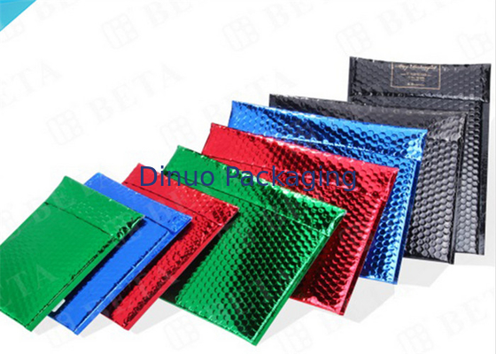 Encarregados do envio da correspondência metálicos da bolha do transporte de pouco peso, envelopes coloridos do invólucro com bolhas de ar