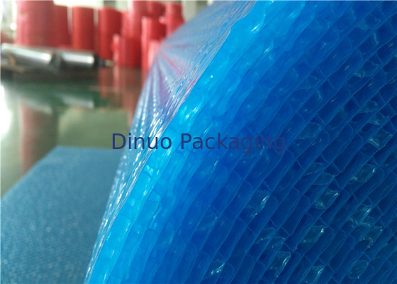 Rolls enorme azul à prova de choque do invólucro com bolhas de ar para empacotar 100cmx500m