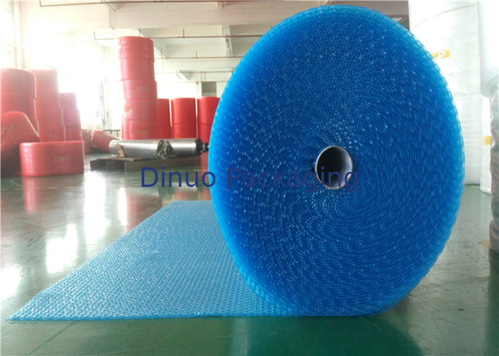Rolls enorme azul à prova de choque do invólucro com bolhas de ar para empacotar 100cmx500m
