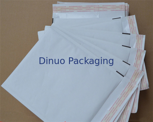 Invólucro com bolhas de ar descartável branco envelopes alinhados, 10,5 de” encarregados do envio da correspondência da bolha do tamanho 5 X 16