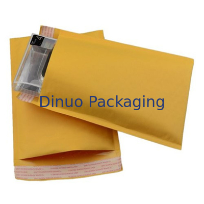 Kraft amarela o envelope do invólucro com bolhas de ar/o #D UV da prova 175x260mm dos encarregados do envio da correspondência papel de embalagem