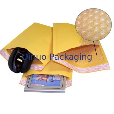 Kraft amarela o envelope do invólucro com bolhas de ar/o #D UV da prova 175x260mm dos encarregados do envio da correspondência papel de embalagem