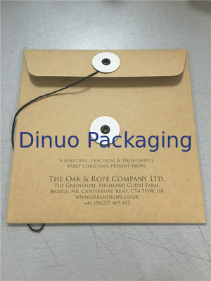 Envelopes do laço de corda do fecho do papel de embalagem dos encarregados do envio da correspondência 6x10 Da bolha de Brown 000 Kraft