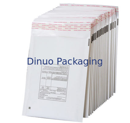 A bolha de Kraft alinhou os encarregados do envio da correspondência 165x255 #B6, envelopes de envio pelo correio acolchoados branco