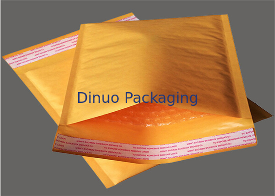 Kraft amarela o envelope do invólucro com bolhas de ar/o #D UV da prova 175x260mm dos encarregados do envio da correspondência papel de embalagem