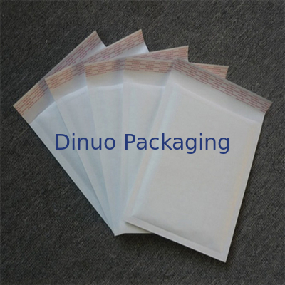 Encarregados do envio da correspondência da bolha de Kraft do tamanho 4 do transporte, envelopes de envio pelo correio brancos/amarelo 9,5" X14”