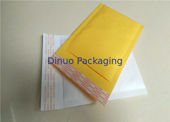 Encarregados do envio da correspondência da bolha de Kraft do tamanho 4 do transporte, envelopes de envio pelo correio brancos/amarelo 9,5" X14”