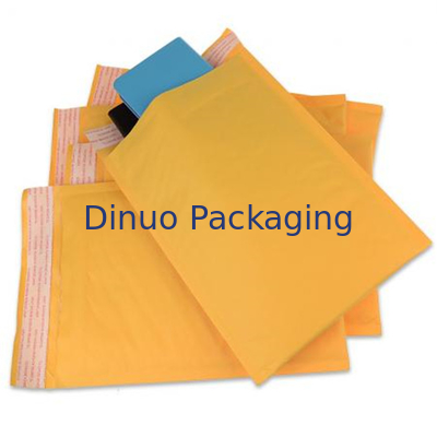 7,25 x 8 encarregados do envio da correspondência fáceis da dobra de Kraft, bolha de #CD envolvem o selo autoadesivo