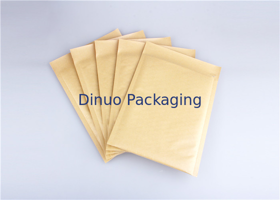 Filme resistente do opp dos encarregados do envio da correspondência da bolha de Brown 6x10 Kraft do óleo de pouco peso fora de fácil rasgar