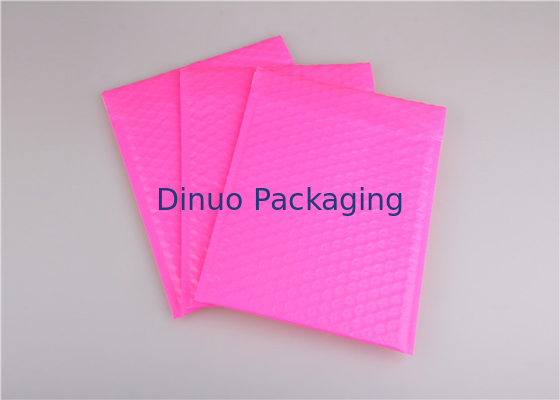 Sacos cor-de-rosa polis dos encarregados do envio da correspondência da bolha, envelopes de envio pelo correio da bolha colorida para empacotar