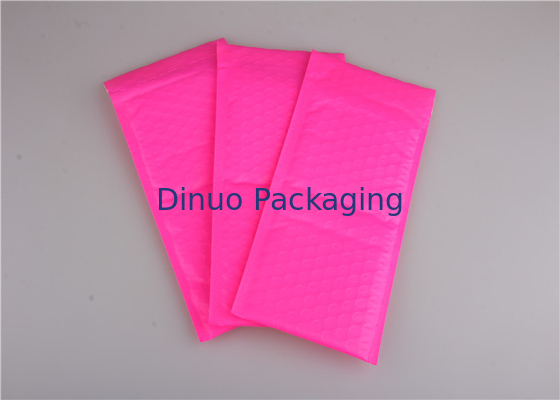 Sacos cor-de-rosa polis dos encarregados do envio da correspondência da bolha, envelopes de envio pelo correio da bolha colorida para empacotar
