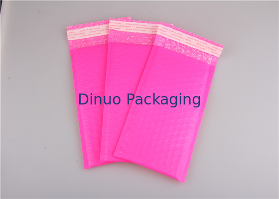 Sacos cor-de-rosa polis dos encarregados do envio da correspondência da bolha, envelopes de envio pelo correio da bolha colorida para empacotar