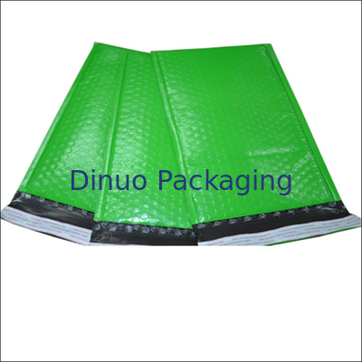 Do envelope poli da bolha de ar do tamanho 1 dos encarregados do envio da correspondência da bolha da cor verde selo autoadesivo