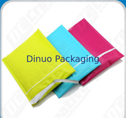 Sacos coloridos do encarregado do envio da correspondência da bolha do polietileno, 6"” envelope do correio expresso de #0 X10