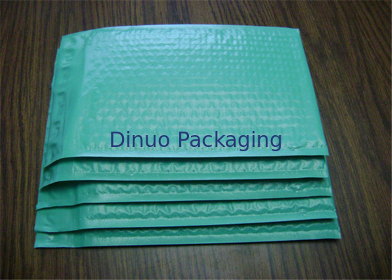 Do envelope poli da bolha de ar do tamanho 1 dos encarregados do envio da correspondência da bolha da cor verde selo autoadesivo