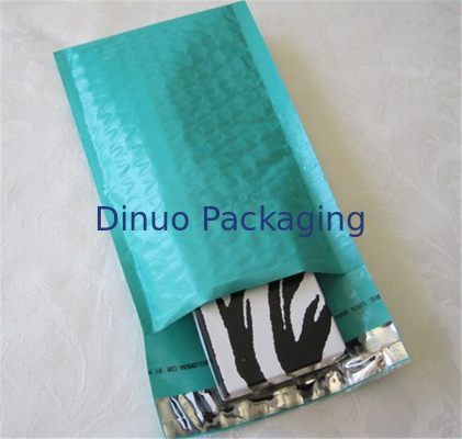Do envelope poli da bolha de ar do tamanho 1 dos encarregados do envio da correspondência da bolha da cor verde selo autoadesivo