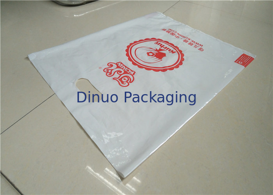 Sacos de compras plásticos com punhos, sacos plásticos feitos sob encomenda da mercadoria