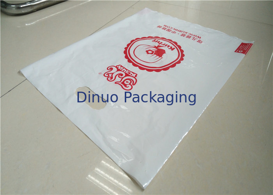 Sacos de compras plásticos com punhos, sacos plásticos feitos sob encomenda da mercadoria