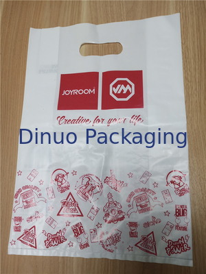 Costume biodegradável sacos de compras de vestuário de empacotamento impressos dos sacos 265x360mm