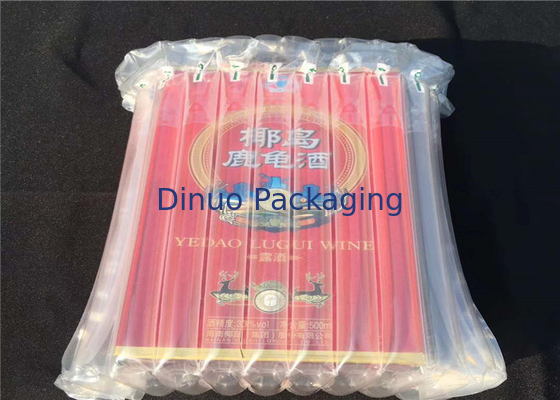 A coluna inflável biodegradável do ar ensaca à prova de choque para o envio valioso dos objetos