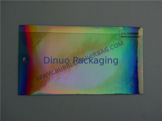 Os sacos de envio pelo correio holográficos brilhantes biodegradáveis/bolha acolchoaram o envelope