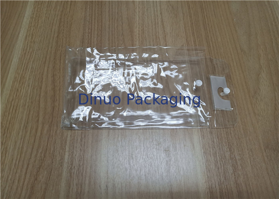A cor transparente de empacotamento macia dos sacos do PVC, pacote de toalha ensaca Eco amigável