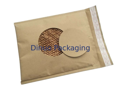Kraft inteiramente biodegradável e Compostable corrugou os envelopes que alinham o papel acolchoado do favo de mel