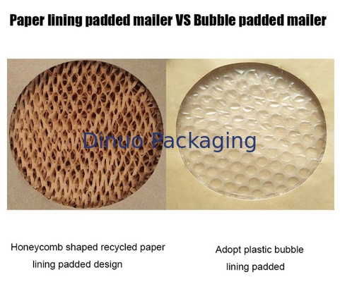 Kraft inteiramente biodegradável e Compostable corrugou os envelopes que alinham o papel acolchoado do favo de mel
