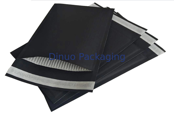 9.5x11 preto” Kraft feito sob encomenda corrugado envolve a soldadura térmica da proteção de 2 lados