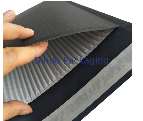 9.5x11 preto” Kraft feito sob encomenda corrugado envolve a soldadura térmica da proteção de 2 lados