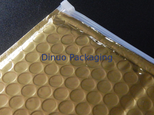 Saco de plástico matte de empacotamento do zíper do saco plástico de bolhas do ouro da corrediça do zíper da estrela para presentes