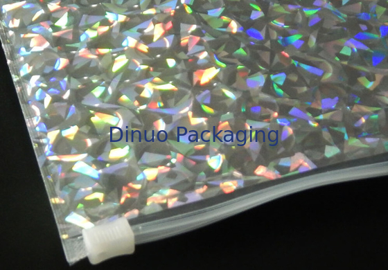 encarregados do envio da correspondência holográficos brilhantes do envelope da bolha de 220x160mm com o saco cosmético do instante da bolha do zíper