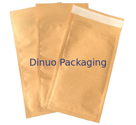 Envelopes de empacotamento acolchoados de papel ondulados biodegradáveis do coxim