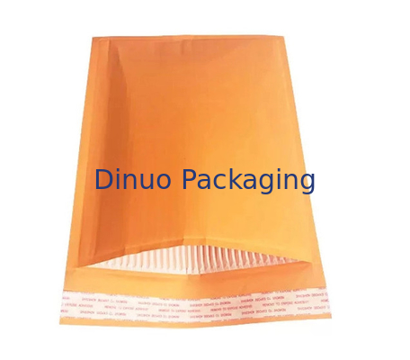 Envelope acolchoado ondulado amarelo da ressaca do papel de embalagem da polegada 8.5*12