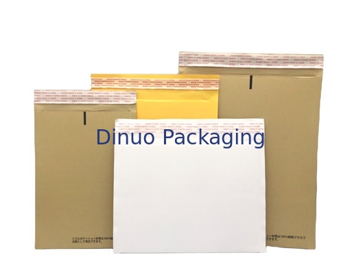Nenhum cartão de Kraft da curvatura acolchoou envelopes de envio para o portfólio
