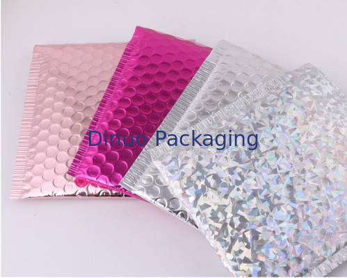 Dos encarregados do envio da correspondência holográficos decorativos de superfície da bolha de VMPET impressão feita sob encomenda