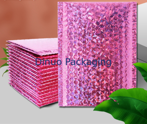 Sacos holográficos polis impressos feitos sob encomenda do transporte do envelope dos encarregados do envio da correspondência da bolha do porte postal