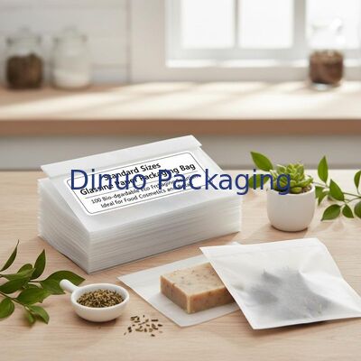Embalagem de Papel Glassine em Tamanhos Padrão 100 Solução de Embalagem Ecológica Biodegradável Ideal para Alimentos, Cosméticos e Varejo