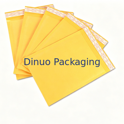 Embalagem expressa de 15 envelopes de bolhas de papel reciclado bolsas de correio ecológicas perfeitas para transporte seguro e embalagens